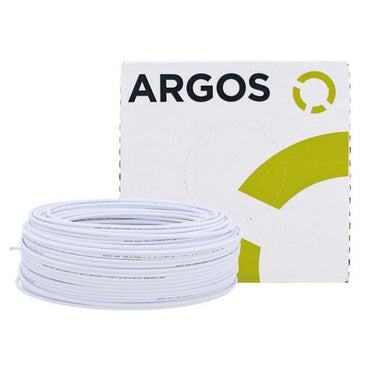 Cable de cobre tipo THW-2-LS/THHW-LS calibre 12 blanco con 100 metros 1100124 ARGOS