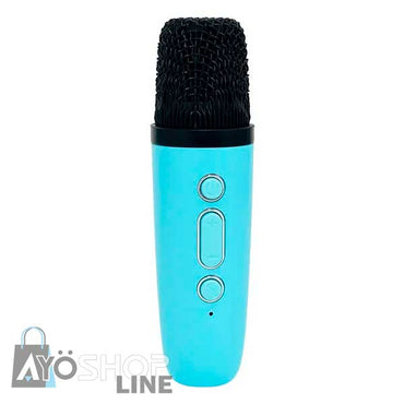 Mini Bocina Bluetooth, Karaoke con 1 Micrófono Inalámbrico