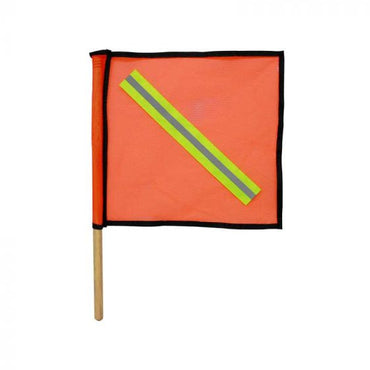 Bandera naranja con reflejante