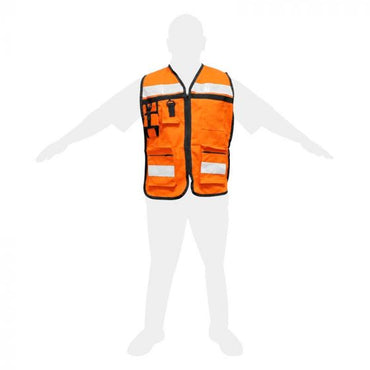 Chaleco para brigadista naranja SE-RG-06 Derma Care