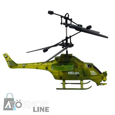 Helicóptero Militar de Juguete con Censor Recargable