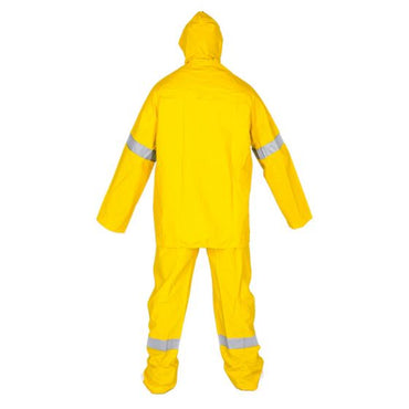 Impermeable 2 piezas XL con reflejante - Chamarra y Pantalón DZ1002R MR Seguridad