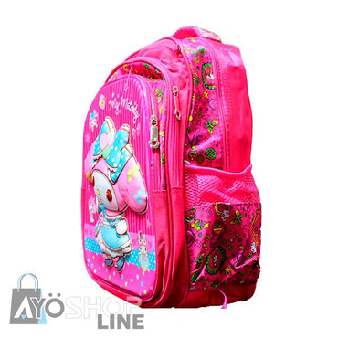 Mochila Luz LED con Lapicera + Lonchera 3D My Melody