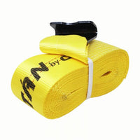 Banda para malacate con gancho 4" x 9 m