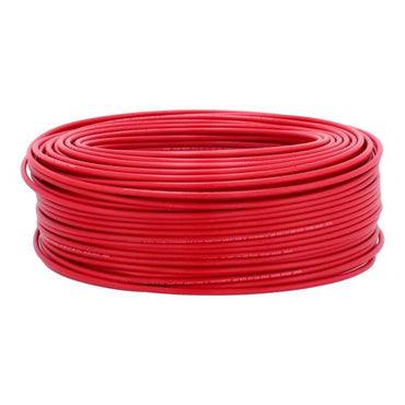 Cable de cobre tipo THW-2-LS/THHW-LS calibre 12 rojo con 100 metros 1100121 ARGOS