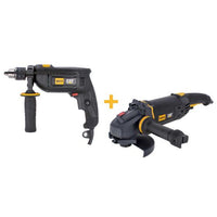 Combo Taladro de 1/2" DX17U + esmeriladora de 7" DX352U CAT