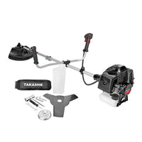 Desbrozadora con motor de gasolina