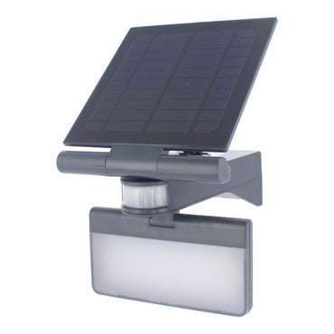 Luminario led con sensor de movimiento y panel solar 20 W