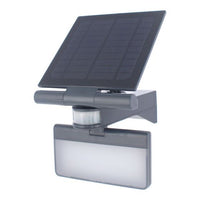 Luminario led con sensor de movimiento y panel solar 20 W