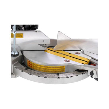 Sierra ingletadora compuesta eléctrica de un solo bisel y 12