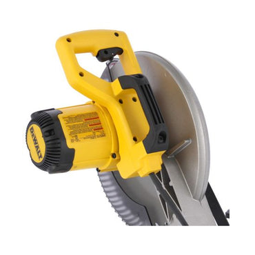 Sierra ingletadora compuesta eléctrica de un solo bisel y 12"