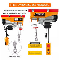 Polipasto eléctrico de 600 Kilos DHLA600 TEENO