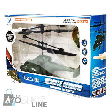 Helicóptero Militar de Juguete con Censor Recargable