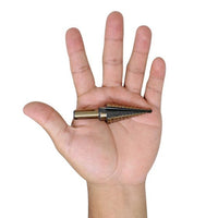 kit de 5 brocas escalonadas con estuche