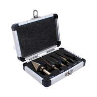 kit de 5 brocas escalonadas con estuche