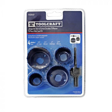Kit de cortacírculos 5 piezas TC0447 Toolcraft