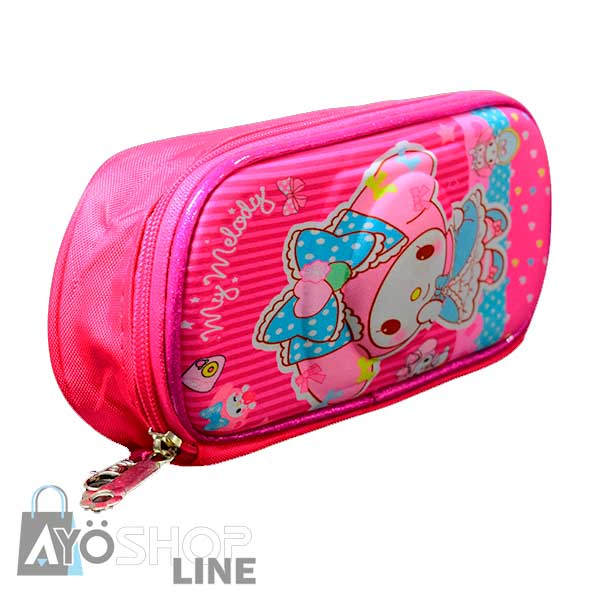 Mochila Luz LED con Lapicera + Lonchera 3D My Melody