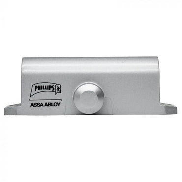 Cierrapuertas en aluminio natural