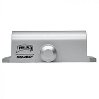 Cierrapuertas en aluminio natural