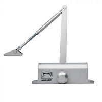 Cierrapuertas en aluminio natural