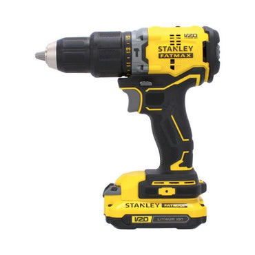 Taladro atornillador / percutor inalámbrico sin carbones SBD715C2K-B3 V20 Stanley